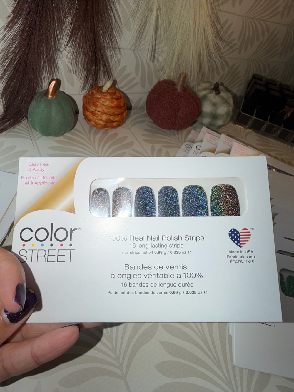 Color Street Holographic Nail Polish Strips